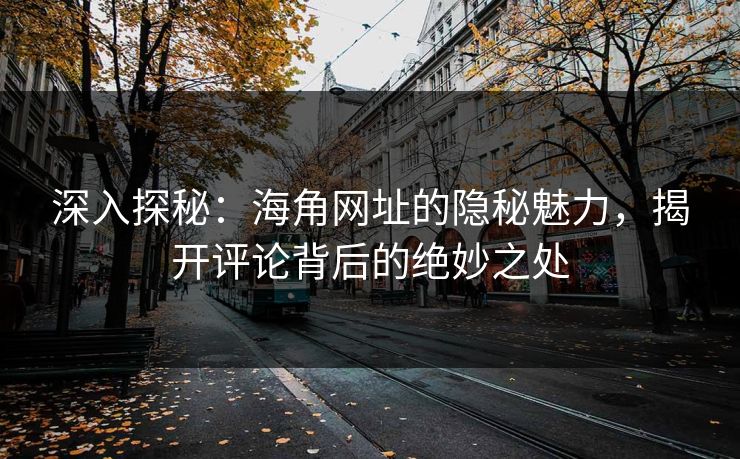 深入探秘：海角网址的隐秘魅力，揭开评论背后的绝妙之处